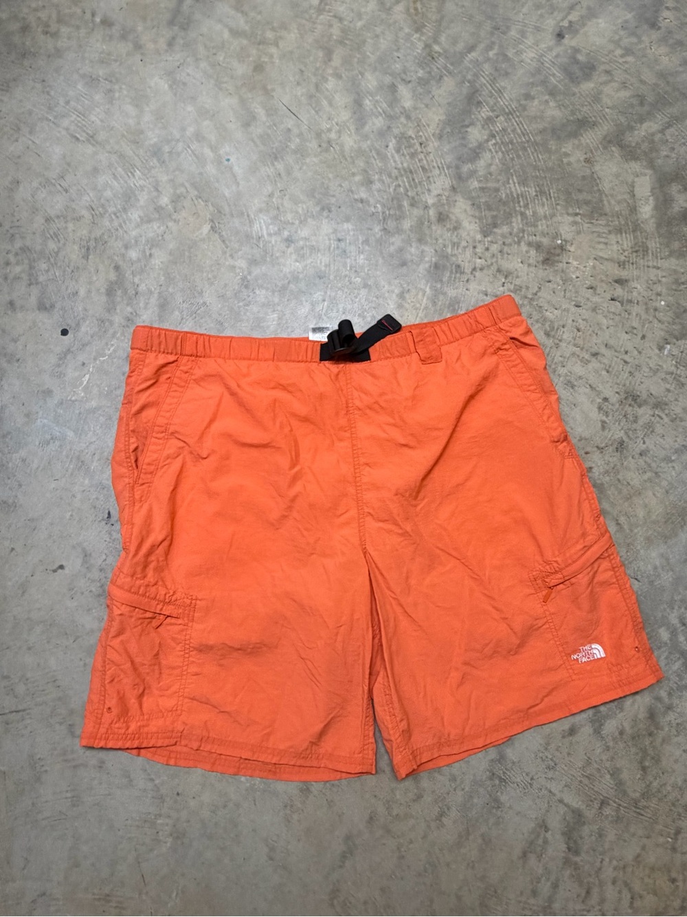 The North Face Men's Bright Orange Cargo Shorts